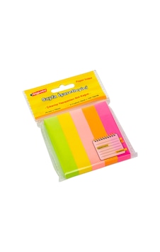 Bigpoint Yapışkanlı Not Kağıdı 5 Neon Renk 15x75mm X 12 Adet Bigpoint Yapışkanlı Not Kağıdı 5 Neon Renk 15x75mm X 12 Adet