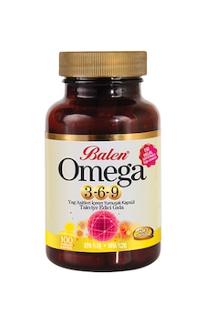Balen Omega 3-6-9 Omega 3 6 9 1585 MG 100 Yumuşak Kapsül Balen Omega 3-6-9 Omega 3 6 9 1585 MG 100 Yumuşak Kapsül