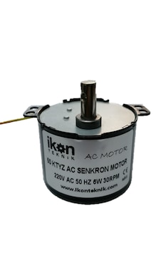 İkon Teknik AC SENKRON MOTOR 50 KTYZ 6 Watt 30 RPM 220 Volt İkon Teknik AC SENKRON MOTOR 50 KTYZ 6 Watt 30 RPM 220 Volt