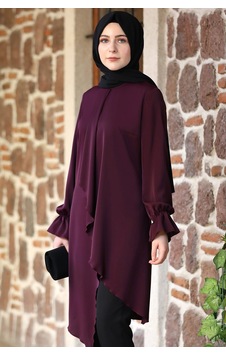 Esilanur Arya Tesettür Tunik Mürdüm Esilanur Arya Tesettür Tunik Mürdüm