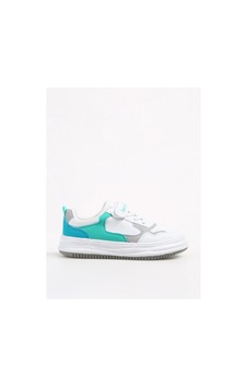 Benetton Beyaz - Gri Erkek Çocuk Sneaker Bnı-10025 Siyah