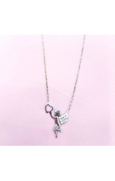 Oriental Kuyumculuk Jewellery Kalpli Melek Gümüş Kolye Gümüş Oriental Kuyumculuk Jewellery Kalpli Melek Gümüş Kolye Gümüş