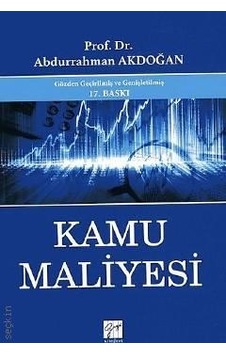 Kamu Maliyesi Abdurrahman Akdoğan Gazi Kamu Maliyesi Abdurrahman Akdoğan Gazi
