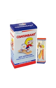 Cansınbant Bez Yarabandı 10'lu X 20 Adet 300 Tek Cansınbant Bez Yarabandı 10'lu X 20 Adet 300 Tek