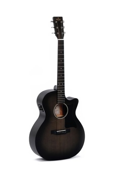 Sigma Gmc-ste-bkb Cutaway Elektro Akustik Gitar Blackburst Sigma Gmc-ste-bkb Cutaway Elektro Akustik Gitar Blackburst