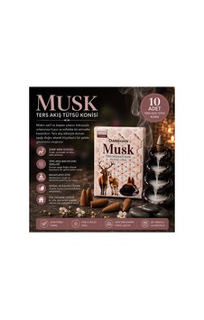 Darshan Musk Ters Akış Backflow Tütsü Konisi 10'lu Paket Darshan Musk Ters Akış Backflow Tütsü Konisi 10'lu Paket