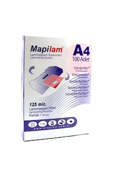 Mapi Laminasyon Filmi A4 125 Micron 10'lu