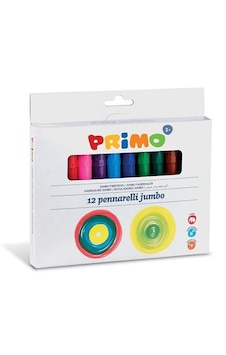 Primo Yıkanabilir Jumbo Keçeli Kalem 12 Renk Mc-603jumbo12