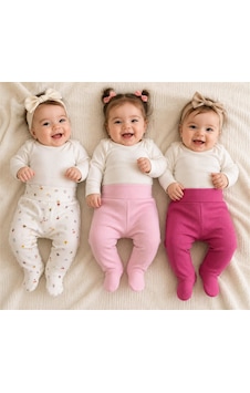 Tiffany Baby & Kids Tiffany Baby Kız Bebek Butterfly Theme 3'lü Patikli Alt Set Pembe Tiffany Baby & Kids Tiffany Baby Kız Bebek Butterfly Theme 3'lü Patikli Alt Set Pembe