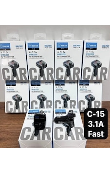 Bluetooth Mp3 Hızlı Şarj Aleti Fm Transmitter Çakmaklık