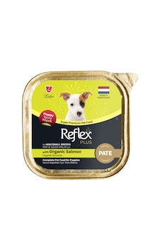 Reflex Plus Pate Puppy Organik Somonlu Küçük Irk Yavru Köpek Yaş Maması 85 G Reflex Plus Pate Puppy Organik Somonlu Küçük Irk Yavru Köpek Yaş Maması 85 G