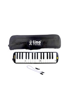 Lino 32 Tuşlu Çantalı Melodika Siyah