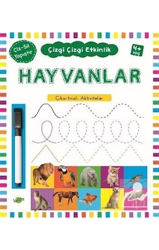 Hayvanlar 4 Yaş+ / Çıkartmalı Çizgi Çizgi Etkinlik / Kolektif Hayvanlar 4 Yaş+ / Çıkartmalı Çizgi Çizgi Etkinlik / Kolektif