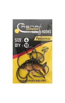 Renat Carp Krank Paslanmaz Sazan İğnesi 4 1 Paket