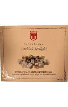 Tariş Tarpaz Çifte Kavrulmuş Üzümlü Fındıklı Lokum 250 G Tariş Tarpaz Çifte Kavrulmuş Üzümlü Fındıklı Lokum 250 G