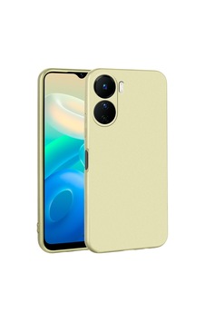 Zore Vivo Y16 Kılıf Omsy Premier Silikon Kapak - Gold Zore Vivo Y16 Kılıf Omsy Premier Silikon Kapak - Gold