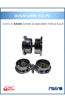 Sürgülü - Kayar Duşakabin Kulp Krom Cam Duşakabin Kulbu Krom Sürgülü - Kayar Duşakabin Kulp Krom Cam Duşakabin Kulbu Krom