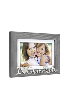 Malden Love My Grandkids Mat Resim Çerçevesi, 21,5 Cm G X 16,5 Cm Y X 1,90 Cm D , Gri