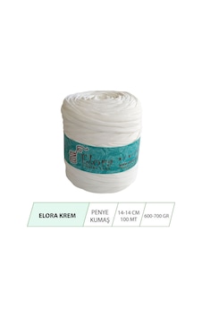 Elora Krem Penye Kumaş Örgü Ipi Elora Krem Penye Kumaş Örgü Ipi