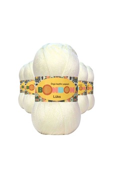 5 Adet Lüks Patik İpi Yünü Ekru 98300 - Bonbon Mudanis 5 Adet Lüks Patik İpi Yünü Ekru 98300 - Bonbon Mudanis