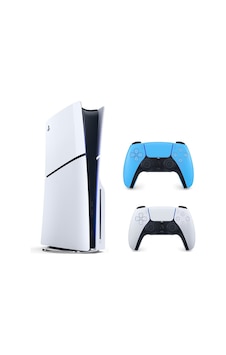 Sony Playstation 5 Slim 1 TB + Cd Edition + 2 Mavi Dualsense Kol (İthalatçı Garantili) Sony Playstation 5 Slim 1 TB + Cd Edition + 2 Mavi Dualsense Kol (İthalatçı Garantili)