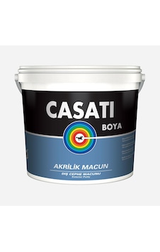 Casati Akrilik Macun 25 Kg Dış Cephe Ve Yüzey Düzeltme Macunu