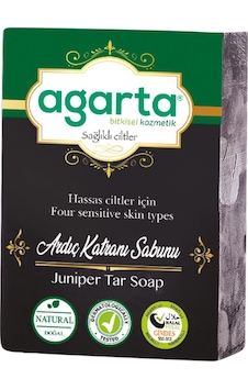 Agarta El Yapımı Ardıç Katranı Doğal Katı Sabun 150 G Agarta El Yapımı Ardıç Katranı Doğal Katı Sabun 150 G