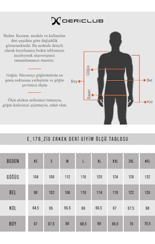 Dericlub E178 Gerçek Deri Erkek Mont Siyah Dericlub E178 Gerçek Deri Erkek Mont Siyah