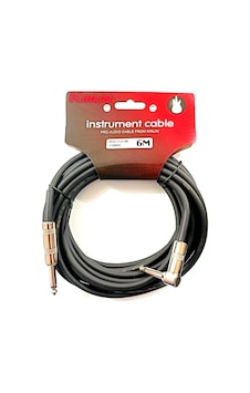 Kirlin Ipcv-242b-6m-bk Enstrüman Gitar Kablosu L Açılı Kablo 6 Metre Kirlin Ipcv-242b-6m-bk Enstrüman Gitar Kablosu L Açılı Kablo 6 Metre