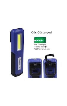 Arm Esen99 Şarjlı Led El Lambası Mıknatıslı Fener 3W 240Lumen Mavi Arm Esen99 Şarjlı Led El Lambası Mıknatıslı Fener 3W 240Lumen Mavi