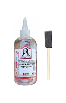 Puzzle Yapıştırıcı 250 Ml 1 Adet Ve Dağıtıcı Sünger Fırça 1 Adet Monalisa Pazıl Yapıştırıcısı Puzzle Yapıştırıcı 250 Ml 1 Adet Ve Dağıtıcı Sünger Fırça 1 Adet Monalisa Pazıl Yapıştırıcısı