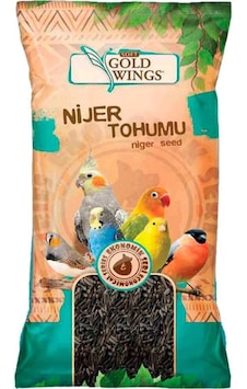 Gold Wings Kuşlar İçin Nijer Tohumu Kızıştırıcı Kuş Yemi 250 Gr Gold Wings Kuşlar İçin Nijer Tohumu Kızıştırıcı Kuş Yemi 250 Gr