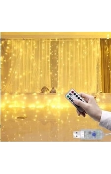 Tel Perde Led 3 3m 300 Led Gün Işığı Çok Renkli Tel Perde Led 3 3m 300 Led Gün Işığı Çok Renkli