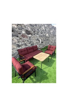 3+1+1+sehpa Balkon Ve Bahçe Mobilyası Bordo Bordo 3+1+1+sehpa Balkon Ve Bahçe Mobilyası Bordo Bordo