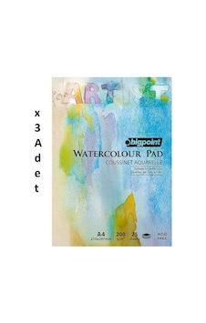 Bigpoint Suluboya Blok 200 Gram A4 - 25 Yaprak Watercolour Pad X 3 Adet Bigpoint Suluboya Blok 200 Gram A4 - 25 Yaprak Watercolour Pad X 3 Adet