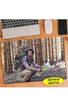 Orman Gezgini Doğa Sever 240 Parça Puzzle Yapboz Tablo-92142836