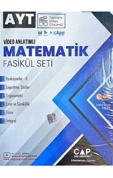 Çap Yayınları Ayt Matematik Set Çap Yayınları Ayt Matematik Set