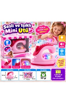 Storeşahin Sesli Ve Işıklı Mini Ütü Oyuncaktır Shn0720 Storeşahin Sesli Ve Işıklı Mini Ütü Oyuncaktır Shn0720
