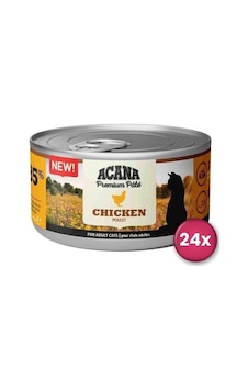 Acana Premium Pate Ezme Tavuk Etli Kedi Konservesi 85 Gr X 24 Adet Acana Premium Pate Ezme Tavuk Etli Kedi Konservesi 85 Gr X 24 Adet