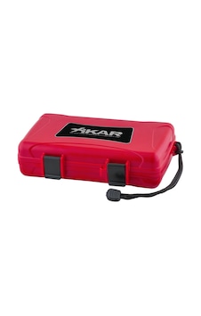 Xikar Travel Humidor 5'li Kırmızı Puro Seyahat Çantası Xikar Travel Humidor 5'li Kırmızı Puro Seyahat Çantası