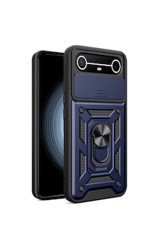 Lexroo Tecno Spark Slim 5g Magnetik Standlı Kamera Korumalı Sürgülü Vega Tpu Sert Pc Kılıf - Mavi Lexroo Tecno Spark Slim 5g Magnetik Standlı Kamera Korumalı Sürgülü Vega Tpu Sert Pc Kılıf - Mavi