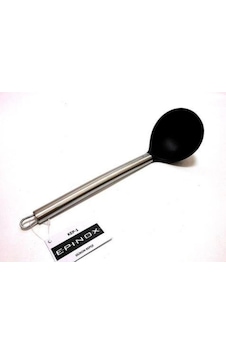 Epinox Pep1 Çelik Saplı Silikon Kepçe 30x8.5 Cm Epinox Pep1 Çelik Saplı Silikon Kepçe 30x8.5 Cm