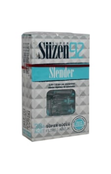 SÜZEN 92 Slender Filtre Ağızlık 30 Adet Slender SÜZEN 92 Slender Filtre Ağızlık 30 Adet Slender