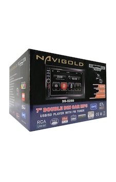 Navigold Ds-5250 Double Teyp 7" 4x55w Bt/usb/sd/fm/aux Carplay Kameralı - Sencan Sound Navigold Ds-5250 Double Teyp 7" 4x55w Bt/usb/sd/fm/aux Carplay Kameralı - Sencan Sound