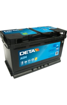 Deta 12v 82 Ah 800a Agm Start-stop Akü Deta 12v 82 Ah 800a Agm Start-stop Akü