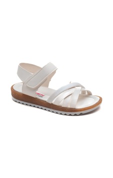 Arzen Bebe Kız Çocuk Sandalet Biyeli Cilt Beyaz Arzen Bebe Kız Çocuk Sandalet Biyeli Cilt Beyaz