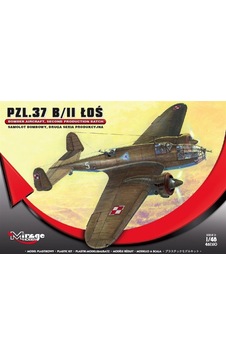 1/48 Pzl.37 B/ıı Los Bomber Aircraft Second Maketi, Mirage 481310 1/48 Pzl.37 B/ıı Los Bomber Aircraft Second Maketi, Mirage 481310