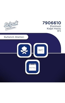 Selpak Professional Premium Havlu Kağıt, 8 Rulo 4 Lü 50x90 El Havlusu Selpak Professional Premium Havlu Kağıt, 8 Rulo 4 Lü 50x90 El Havlusu
