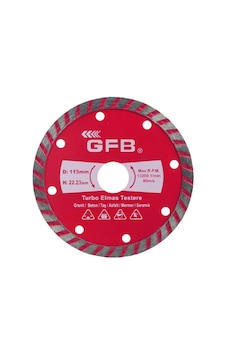 Turbo Elmas Betontestere 230x2.6 Mm Gfb2387 Turbo Elmas Betontestere 230x2.6 Mm Gfb2387