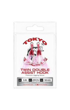 Tokyo Tackle Twin Double Assist Hook 2'li Asist Kanca No:1/0 Tokyo Tackle Twin Double Assist Hook 2'li Asist Kanca No:1/0